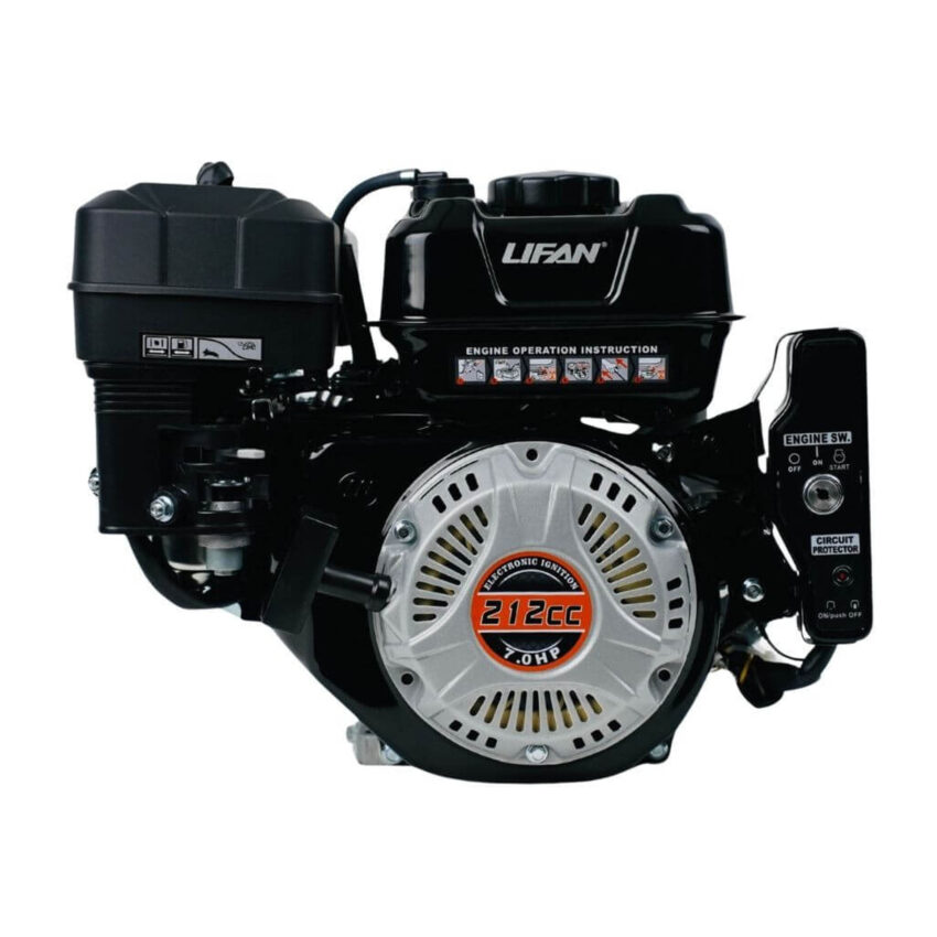 212cc Electric Start Engine, 7 HP 3/4" Horizontal Shaft Gasoline Engine for Go-karts and Minibikes - Image 10